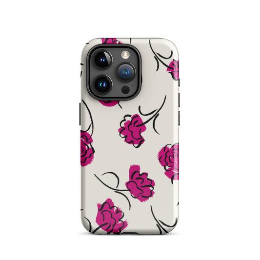 Rosey Romance Tough Case for iPhone®