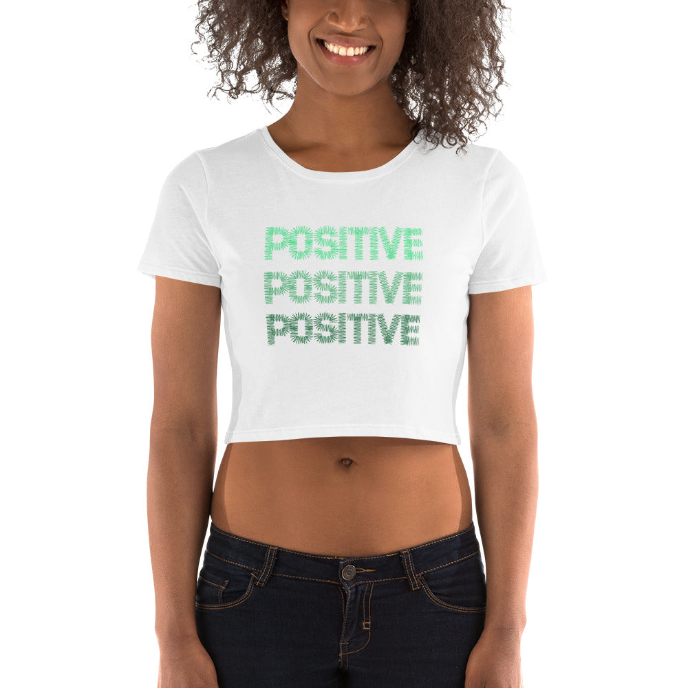 Positive Women’s Crop Tee I Puffee