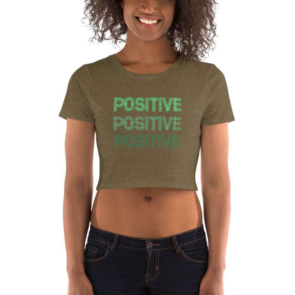 Positive Women’s Crop Tee I Puffee