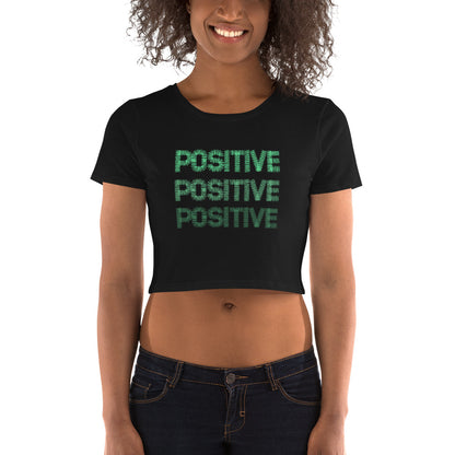 Positive Women’s Crop Tee I Puffee