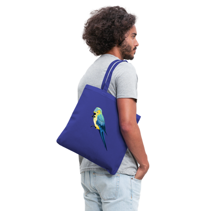 Parrot Tote Bag in Royal Blue I Puffee