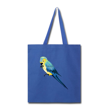 Parrot Tote Bag in Royal Blue I Puffee