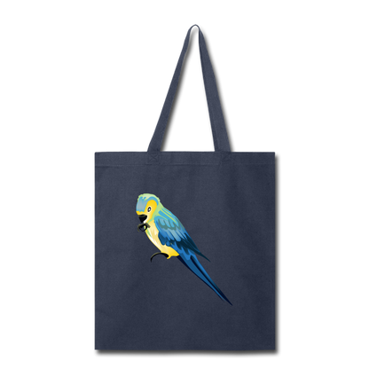 Parrot Tote Bag in Royal Blue I Puffee