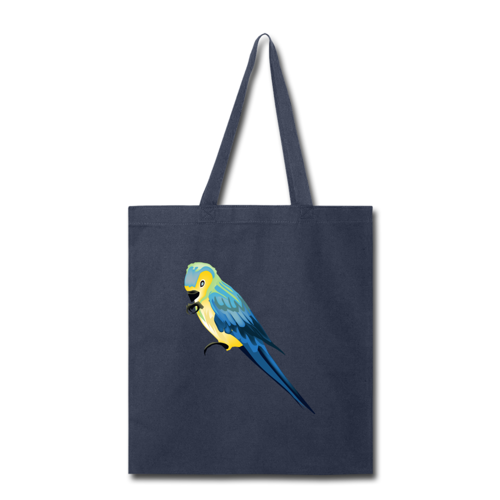 Parrot Tote Bag in Neon Green I Puffee