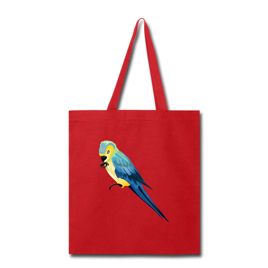 Parrot Tote Bag in Red I Puffee