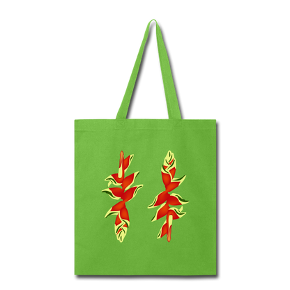 Lobster Claw Tote Bag in Lime Green I Puffee