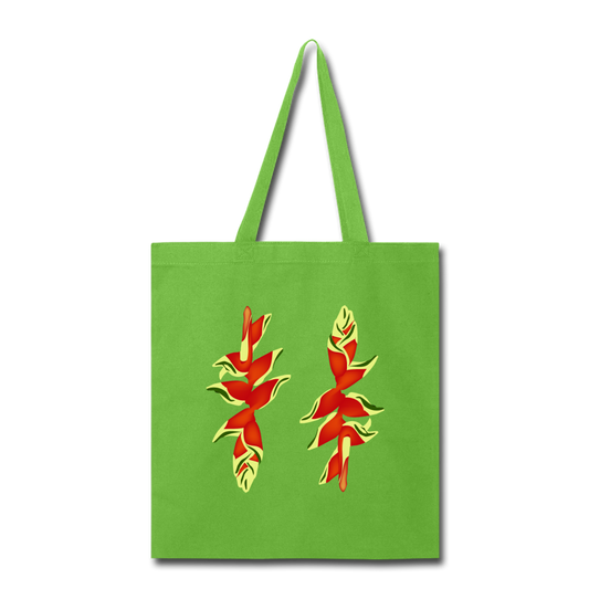 Lobster Claw Tote Bag in Lime Green I Puffee