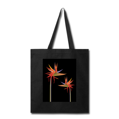 Strelitzia Canvas Tote Bag I Puffee